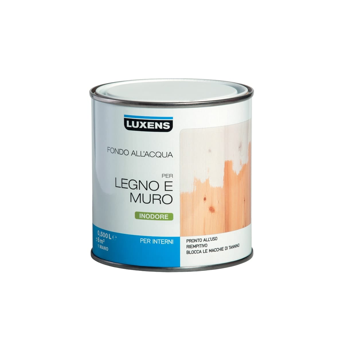 Bricocenter LUXENS WOOD PRIMER/WATER WHITE 500ML