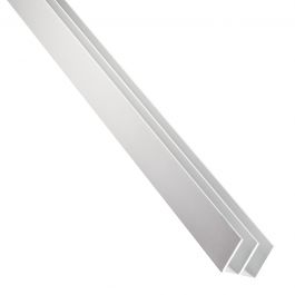 NATURAL ALUMINIUM DOUBLE U PROFILE 12x16x1MM 1M