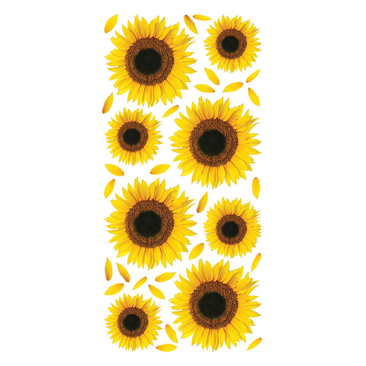 Bricocenter SUNFLOWERS CERAMIC STICKER 15.5X34 CM