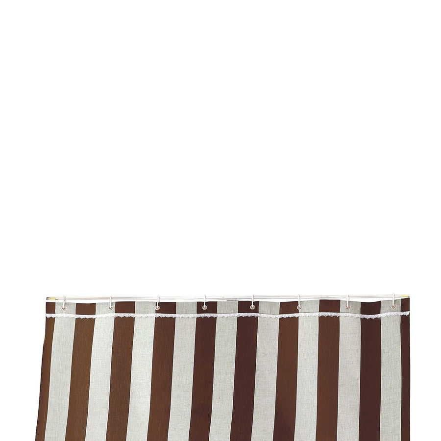 Bricocenter CARIBBEAN BALCONY AWNING 140X300 R/BROWN W/GROMMETS AND HOOKS