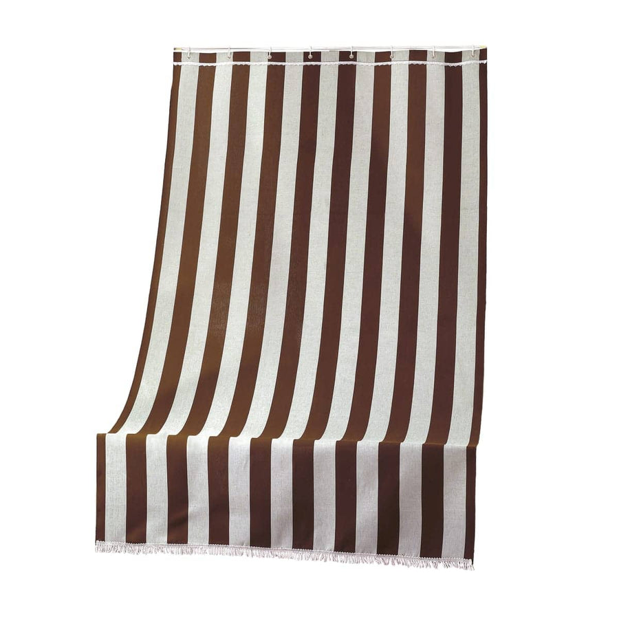 Bricocenter CARIBBEAN BALCONY AWNING 140X300 R/BROWN W/GROMMETS AND HOOKS