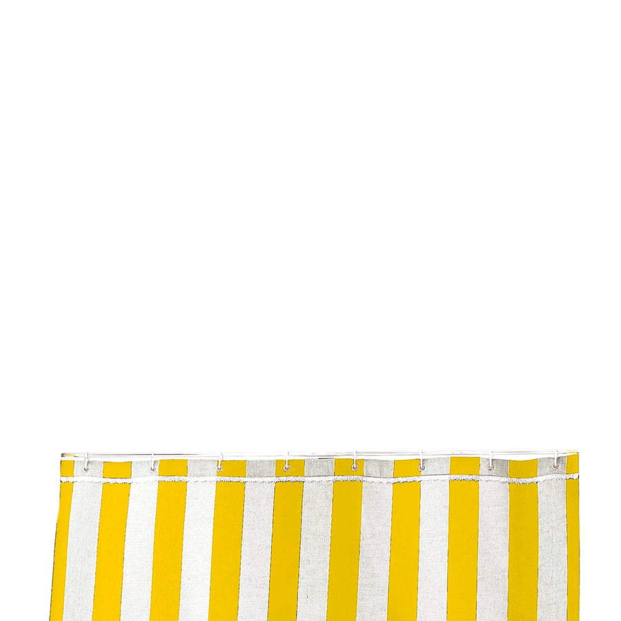 Bricocenter CARIBBEAN BALCONY AWNING 140X300 R/YELLOWC/HOOKS
