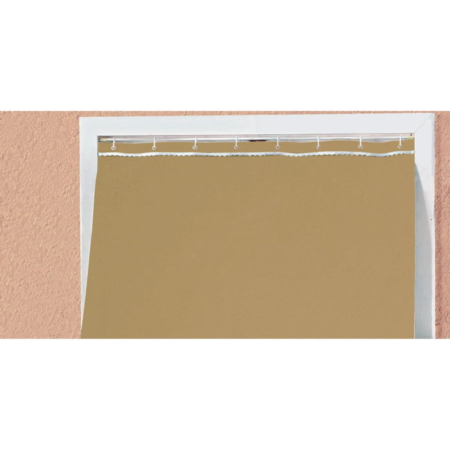 Bricocenter CARIBBEAN BALCONY AWNING 140X300 BEIGE W/HANGINGS AND HOOKS