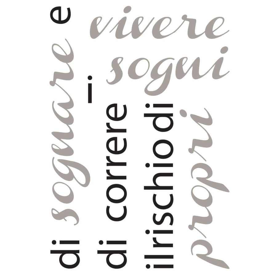 Bricocenter STICKER WORDS UP LIVE YOUR OWN 47.5X70 CM