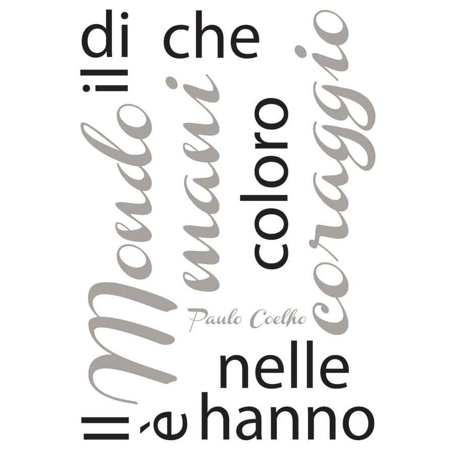 Bricocenter STICKER WORDS UP LIVE YOUR OWN 47.5X70 CM