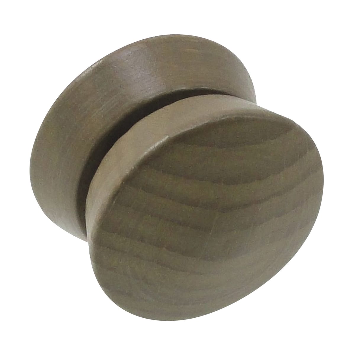 Bricocenter MAGNETIC BUTTONS WOOD 32 MM DOVE GREY 2 PIECES