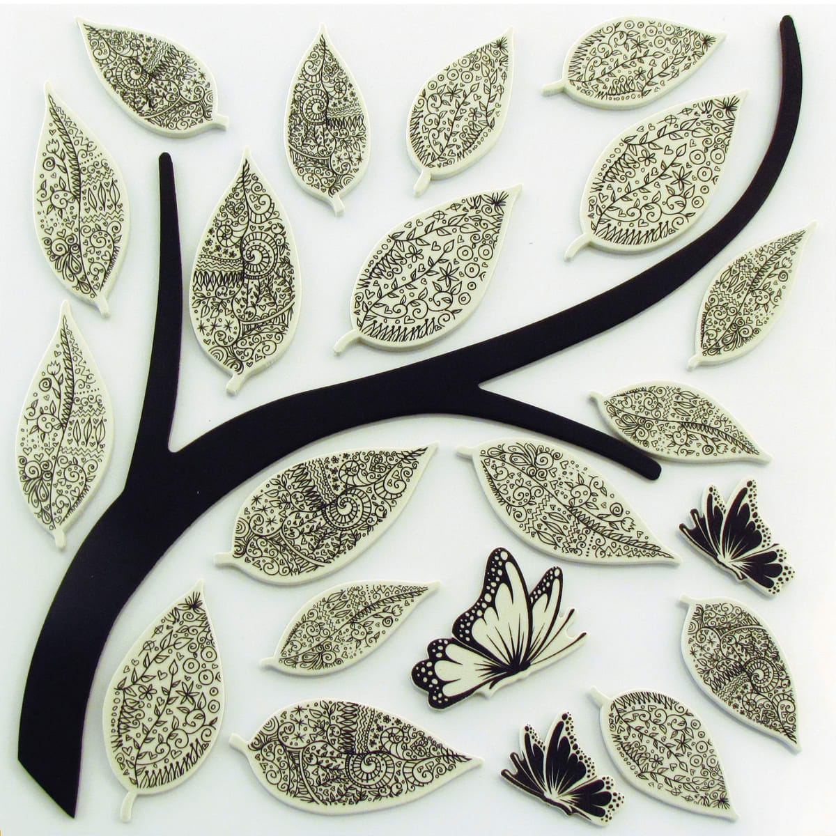 Bricocenter 3D BRANCH FOAM STICKER 31.5X34 CM