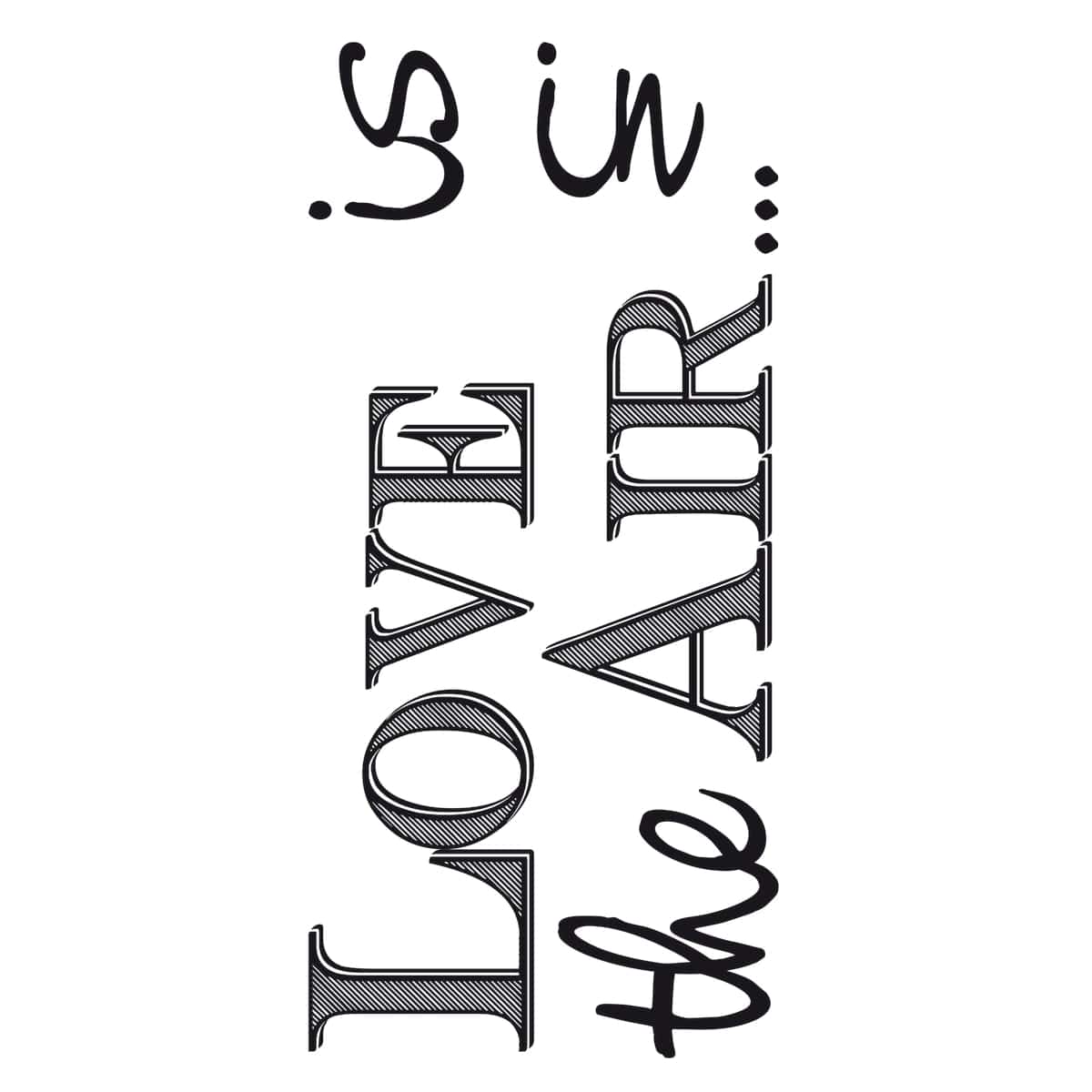 Bricocenter STICKER WORDS UP LOVE IS 15.5X34 CM