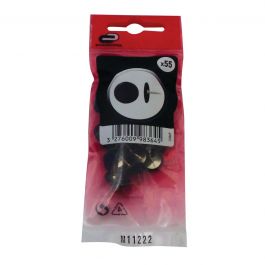 55 FLAT PINS PLASTICIZED STEEL N