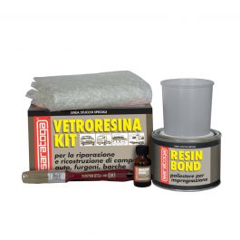 PUTTY WITH TWO-COMPONENT FIBERGLASS REPAIR KIT 500 ML