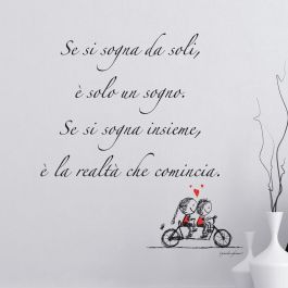 STICKER WORDS UP TANDEM 47.5X70 CM
