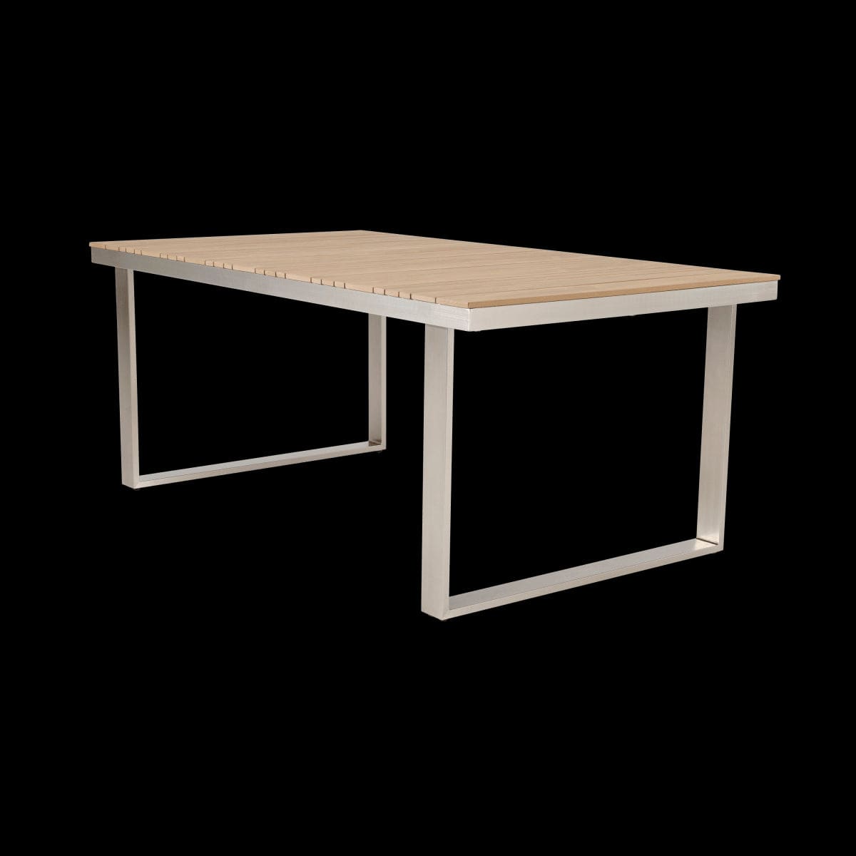 Bricocenter MENORCA TABLE NATERIAL ALUMINUM AND POLYWOOD 180X100CM