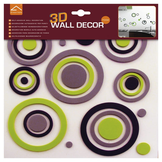 Bricocenter 3D FOAM STICKER ALL AROUND 31.5X34 CM
