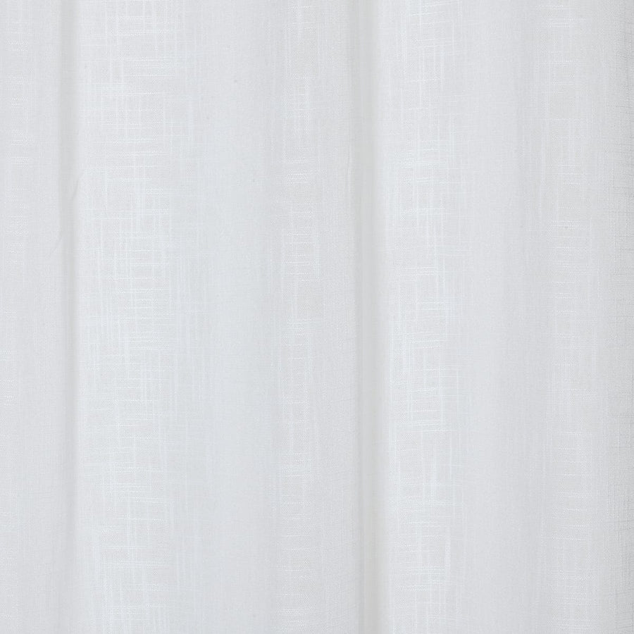 Bricocenter INFINI WHITE OPAQUE CURTAIN 140X280 CM WITH EYELETS AND WEBBING