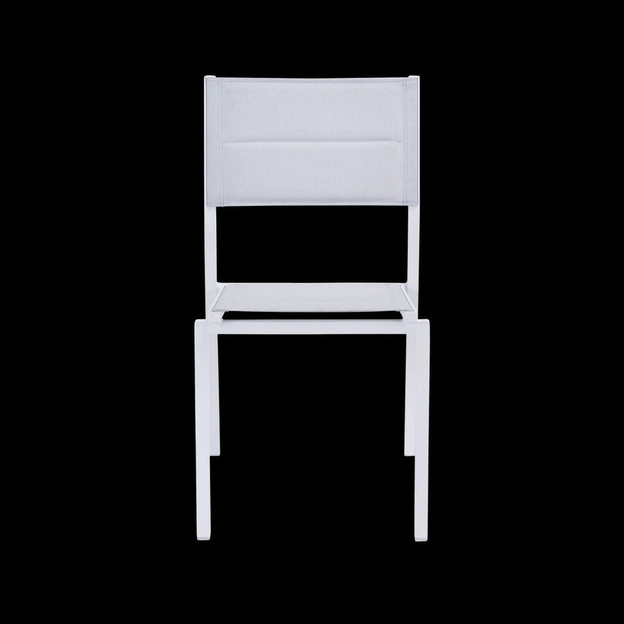 Bricocenter NATERIAL ORION BETA II ALUMINIUM TEXTILENE WHITE CHAIR