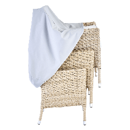 COVER FOR STACKABLE CHAIRS 66X66X105/70 LIGHT GREY