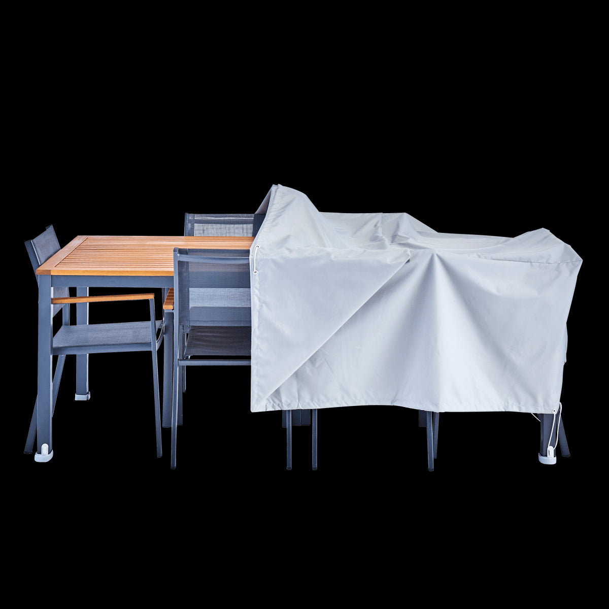 COVER FOR RECTANGULAR TABLE 200X130X60 LIGHT GREY