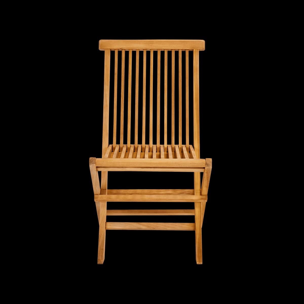 Bricocenter ANTEA ORIGAMI NATERIAL Set 2 chairs in teak 61X48X88
