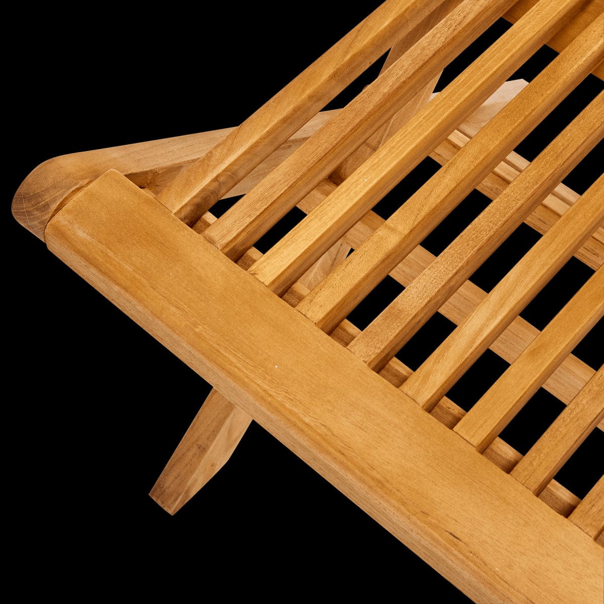 Bricocenter ANTEA ORIGAMI NATERIAL Set 2 chairs in teak 61X48X88