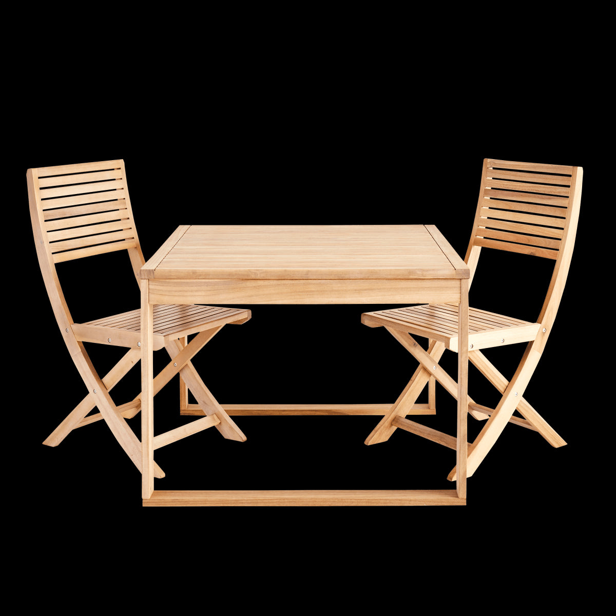 SOLIS NATIERAL - Folding chair - Wood Acacia 42x56xh91