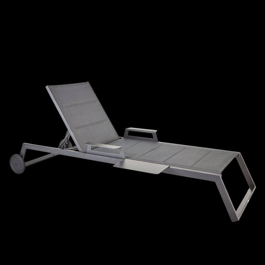 Bricocenter BED ODYSSEA II NATERIAL Aluminum, textilene, padded, anthracite