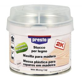 TWO-COMPONENT WOOD PUTTY LIGHT BROWN PRESTO 250GR