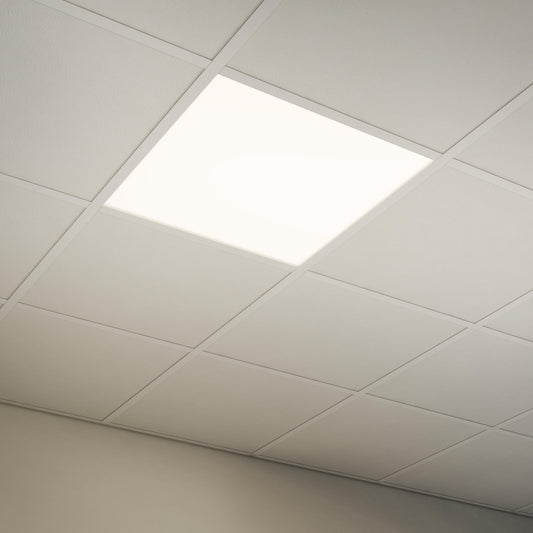 Pannello led metallo bianco 60x60cm 3800lm luce naturale ip20