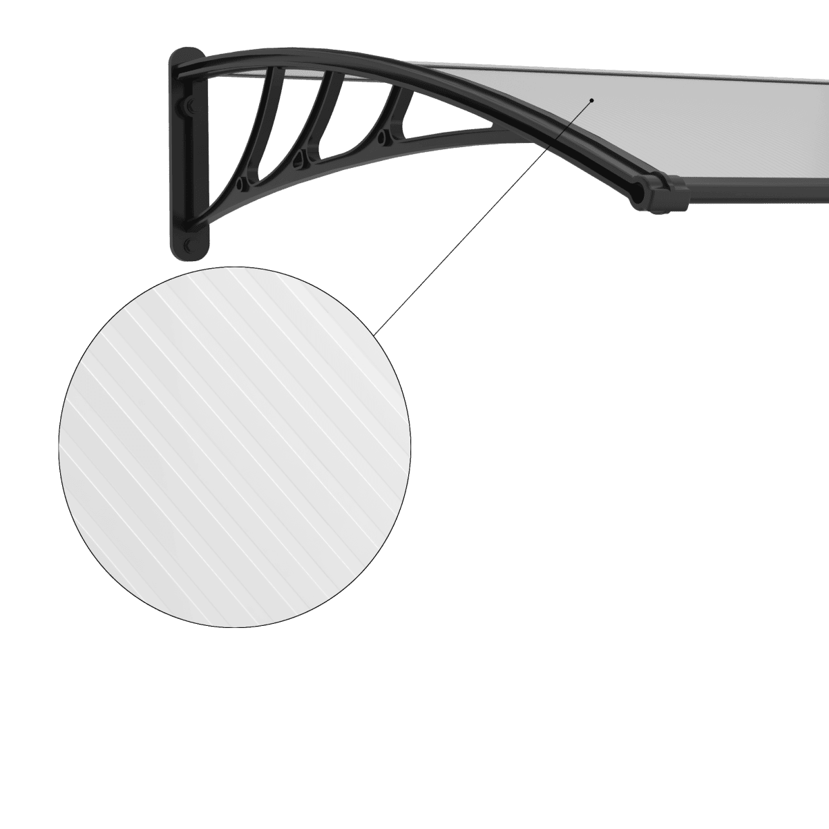 PVC CANOPY 120X100 SN