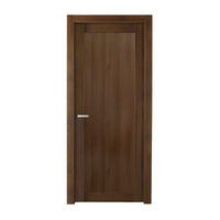 PEGASO HINGED DOOR 70X210 LAMINATED WALNUT