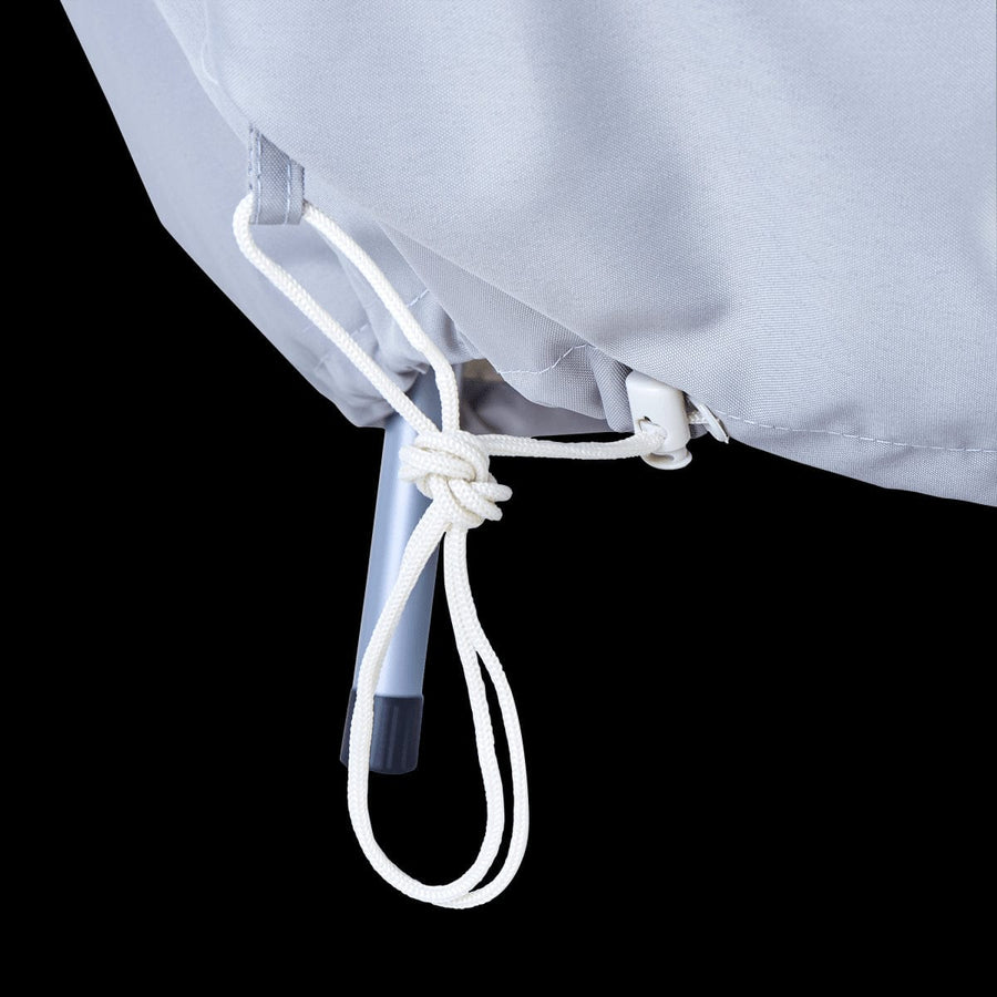 Bricocenter COPERTURA RETTANGOLARE  PER BBQ 116X41X82 GRIGIO CHIARO