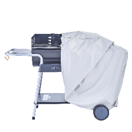 RECTANGULAR BBQ COVER 139X56X82 LIGHT GREY