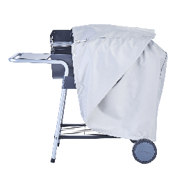 RECTANGULAR BBQ COVER 116X41X82 LIGHT GRAY