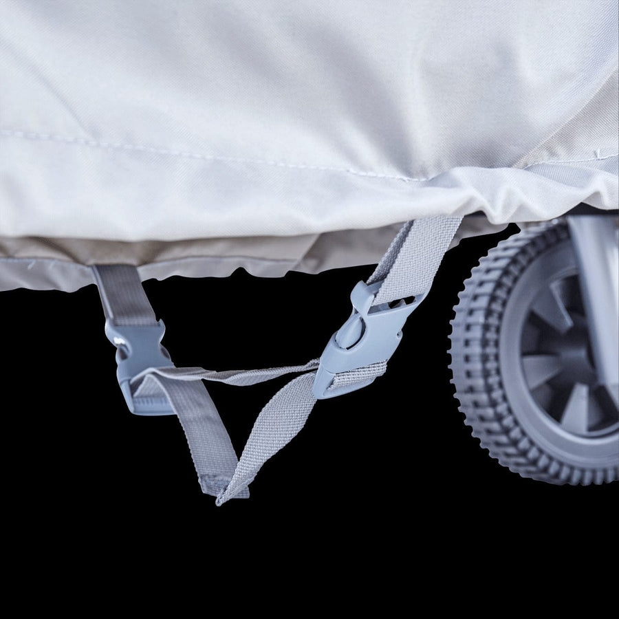 Bricocenter COPERTURA RETTANGOLARE  PER BBQ 116X41X82 GRIGIO CHIARO