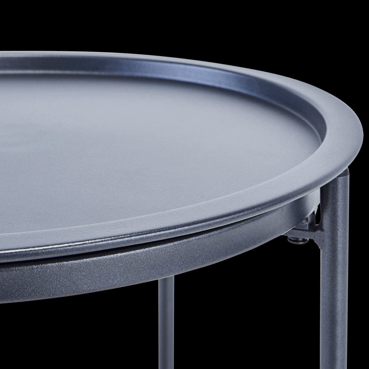 Bricocenter COFFEE TABLE WITH TRAY FUNCTION NATERIAL 45X53 ANTHRACITE