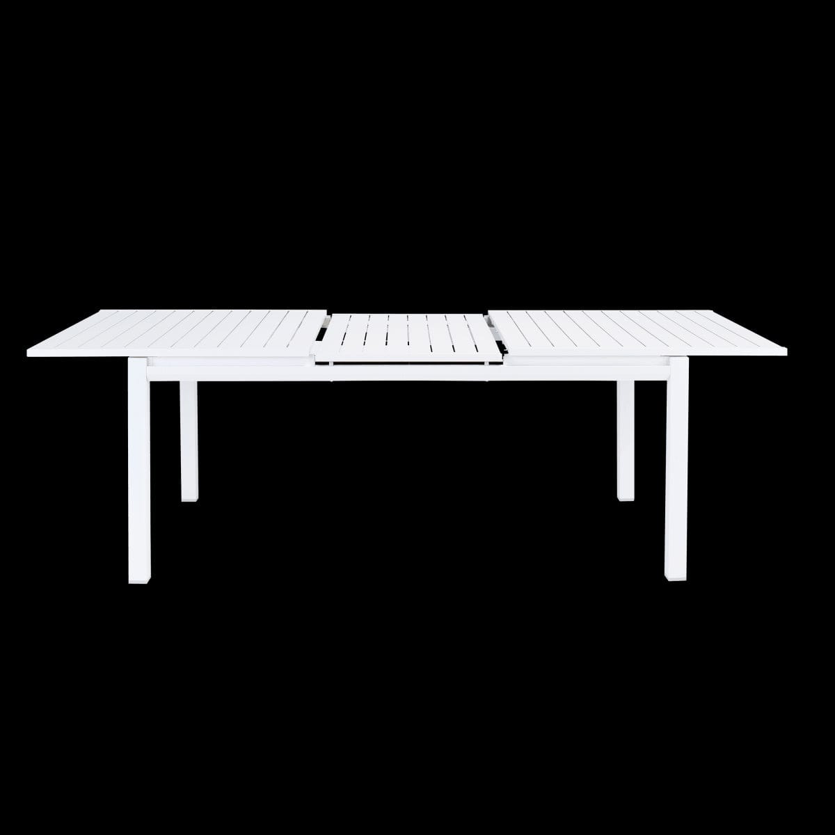 Bricocenter ODYSSEA II EASY NATERIAL Table 180/240X100 white aluminum