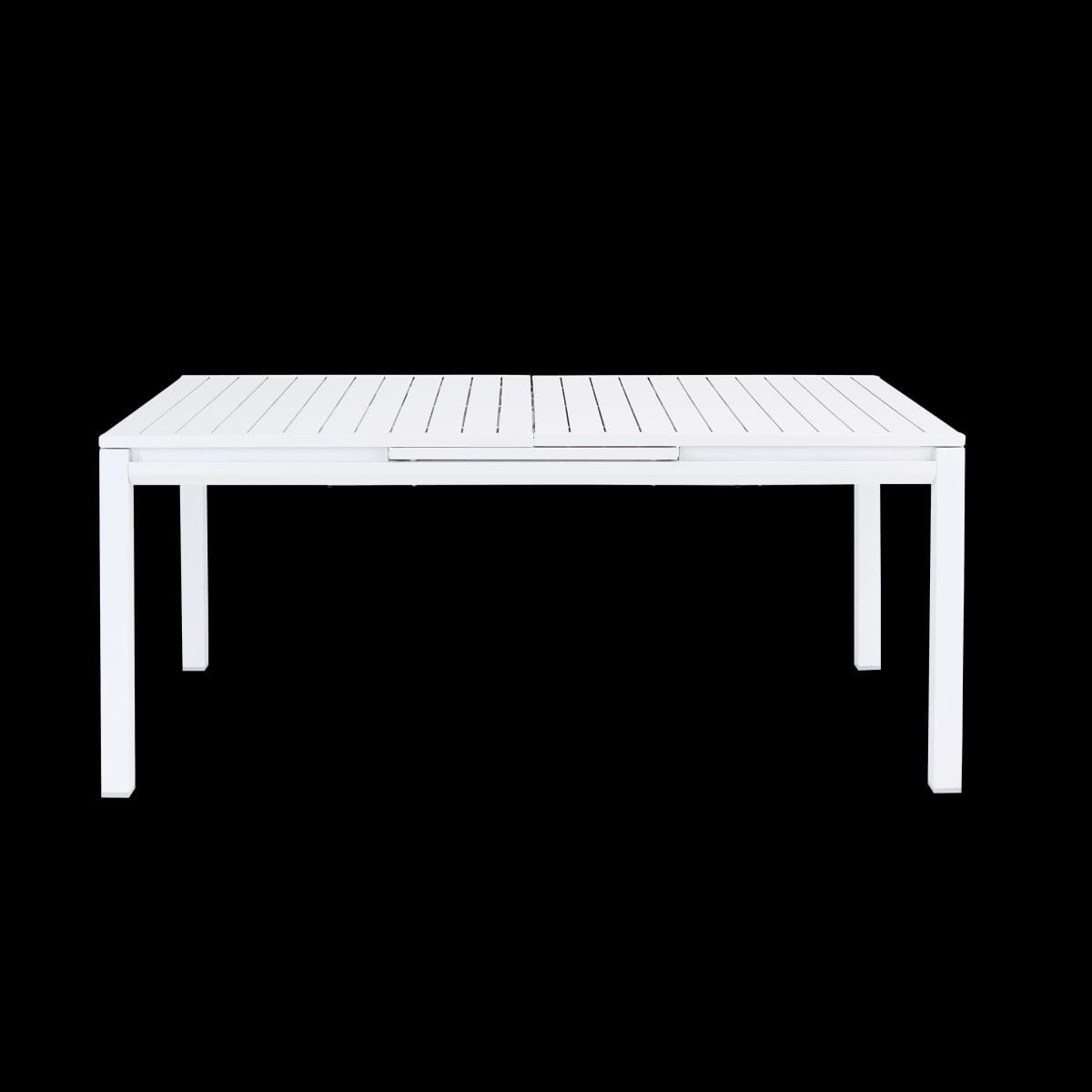 ODYSSEA II EASY NATERIAL Table 180/240X100 white aluminum