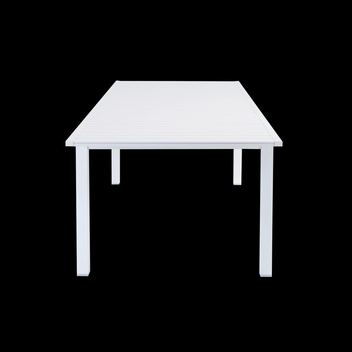 ODYSSEA II EASY NATERIAL Table 180/240X100 white aluminum