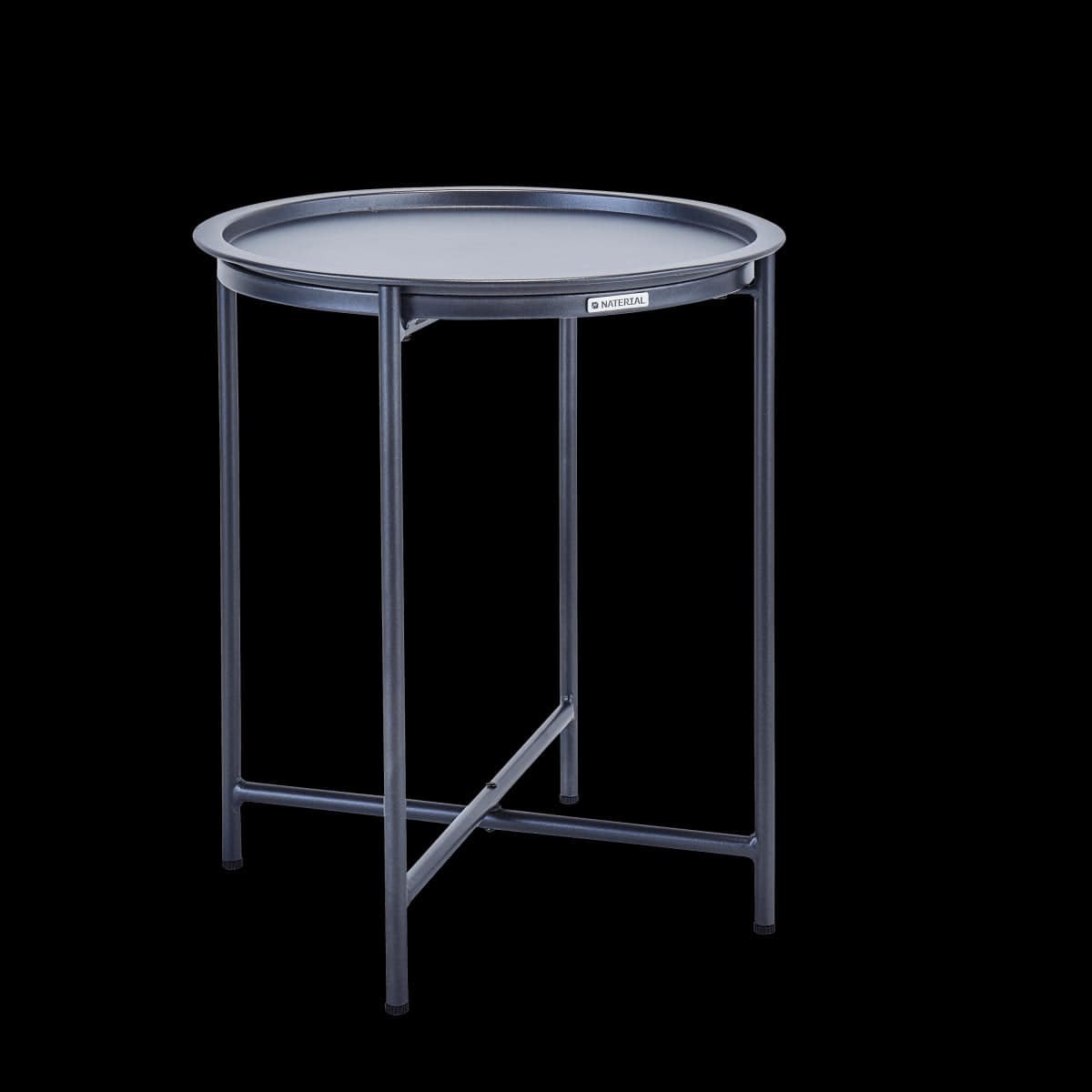 Bricocenter COFFEE TABLE WITH TRAY FUNCTION NATERIAL 45X53 ANTHRACITE