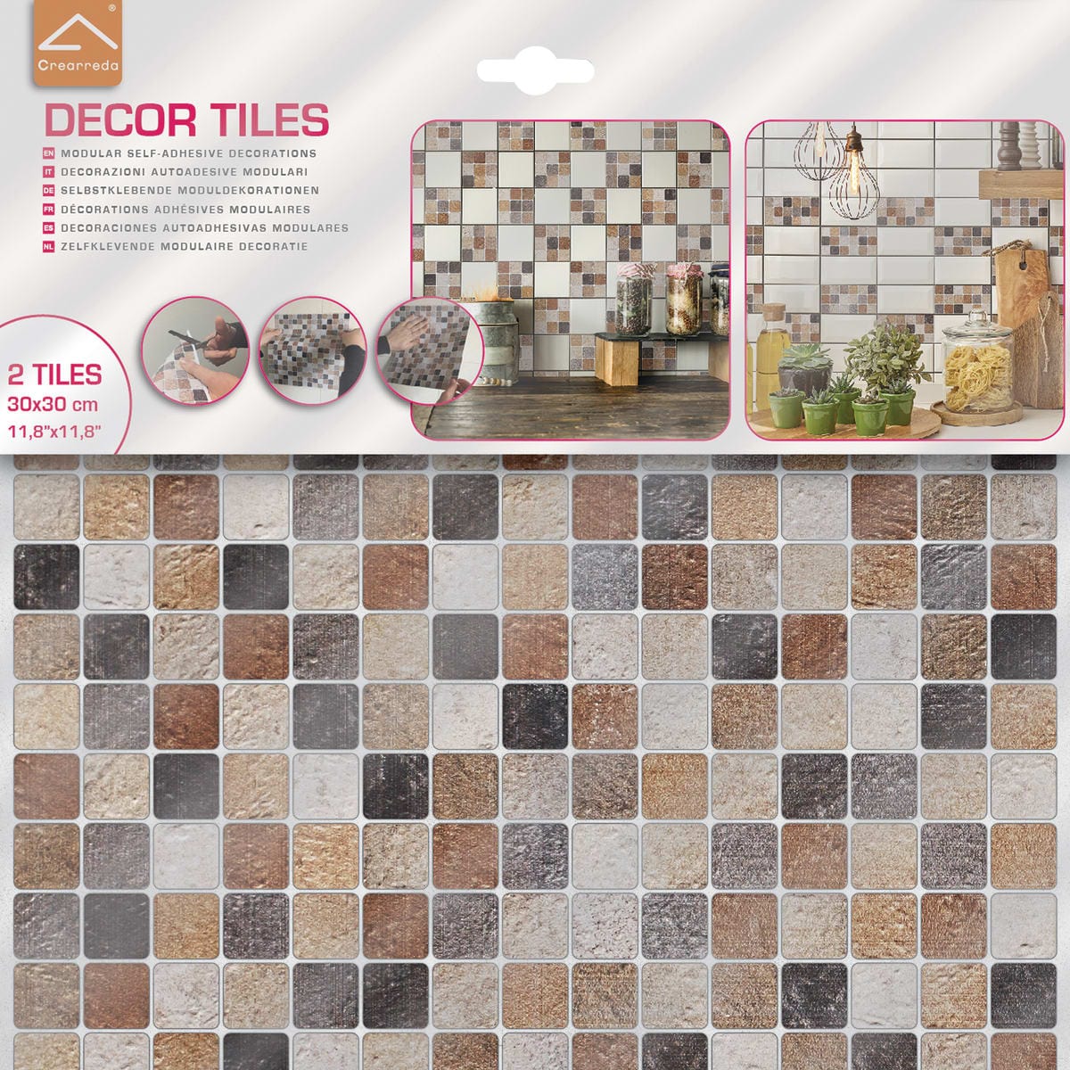 Bricocenter BROWN TILE STICKERS