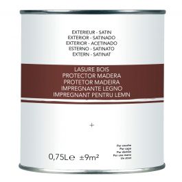 WATER-BASED SATIN DARK WALNUT IMPREGNATING AGENT 750 ML