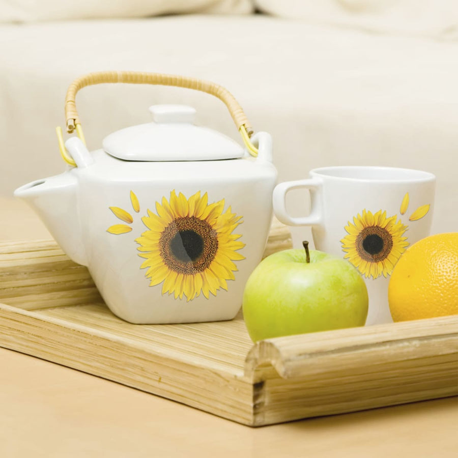 Bricocenter SUNFLOWERS CERAMIC STICKER 15.5X34 CM