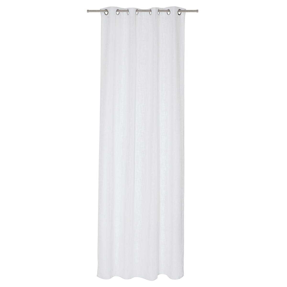 INFINI WHITE OPAQUE CURTAIN 140X280 CM WITH EYELETS