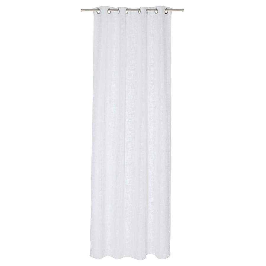 Bricocenter INFINI WHITE OPAQUE CURTAIN 140X280 CM WITH EYELETS AND WEBBING