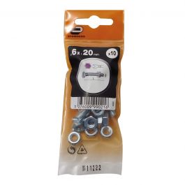 6 X 20 MM HEXAGON HEAD BOLT. DAD