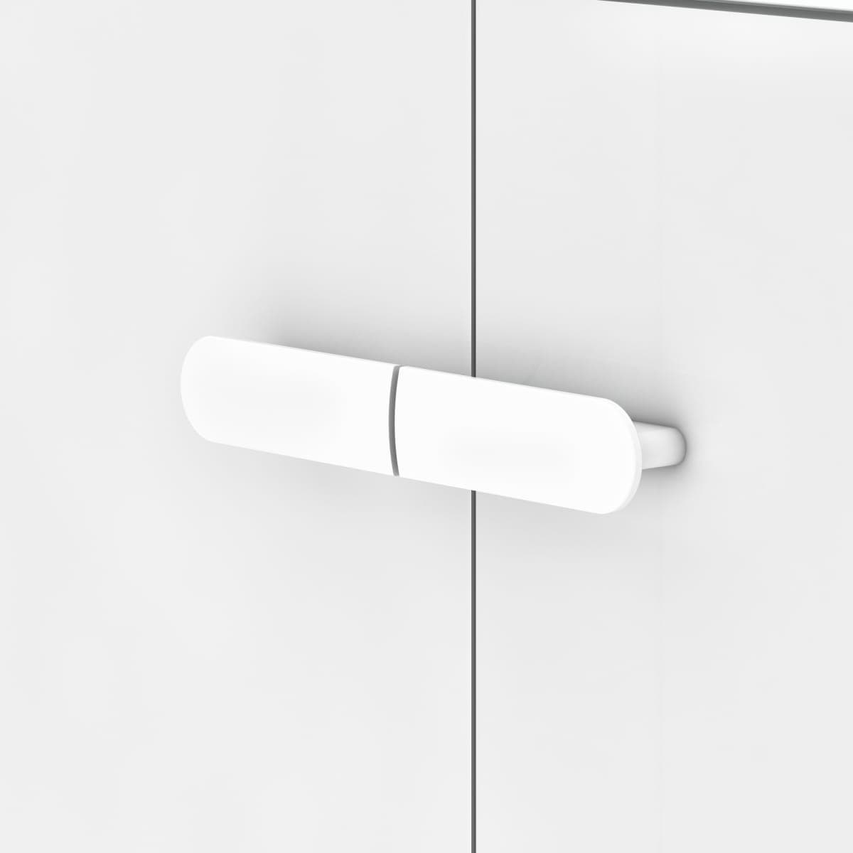 Bricocenter BASE MOBILE EASY 2 ANTE CM. L50XP40X79,5H BIANCO OPACO CON PIEDINI