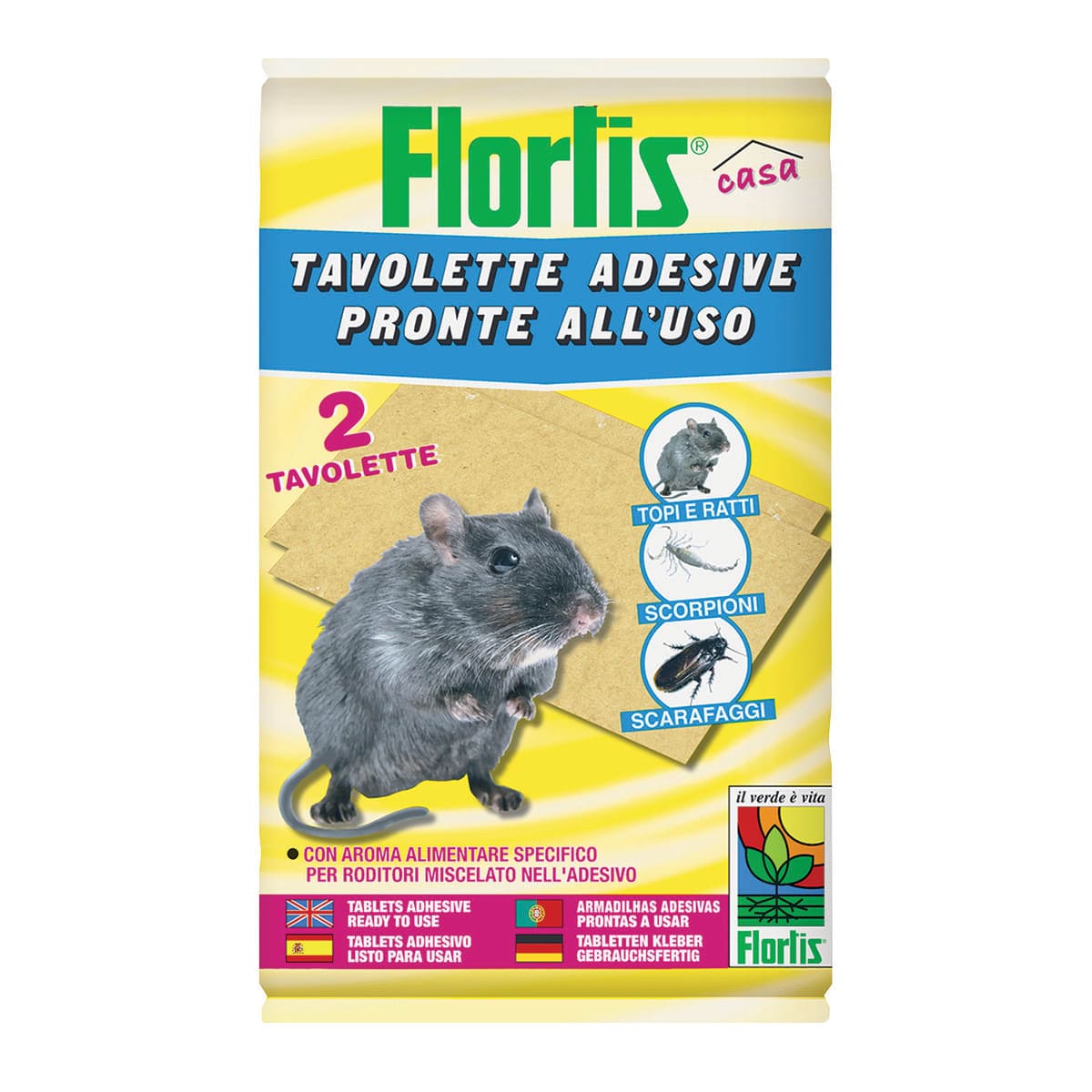 Bricocenter ADHESIVE MOUSE TRAPS 2 PIECES