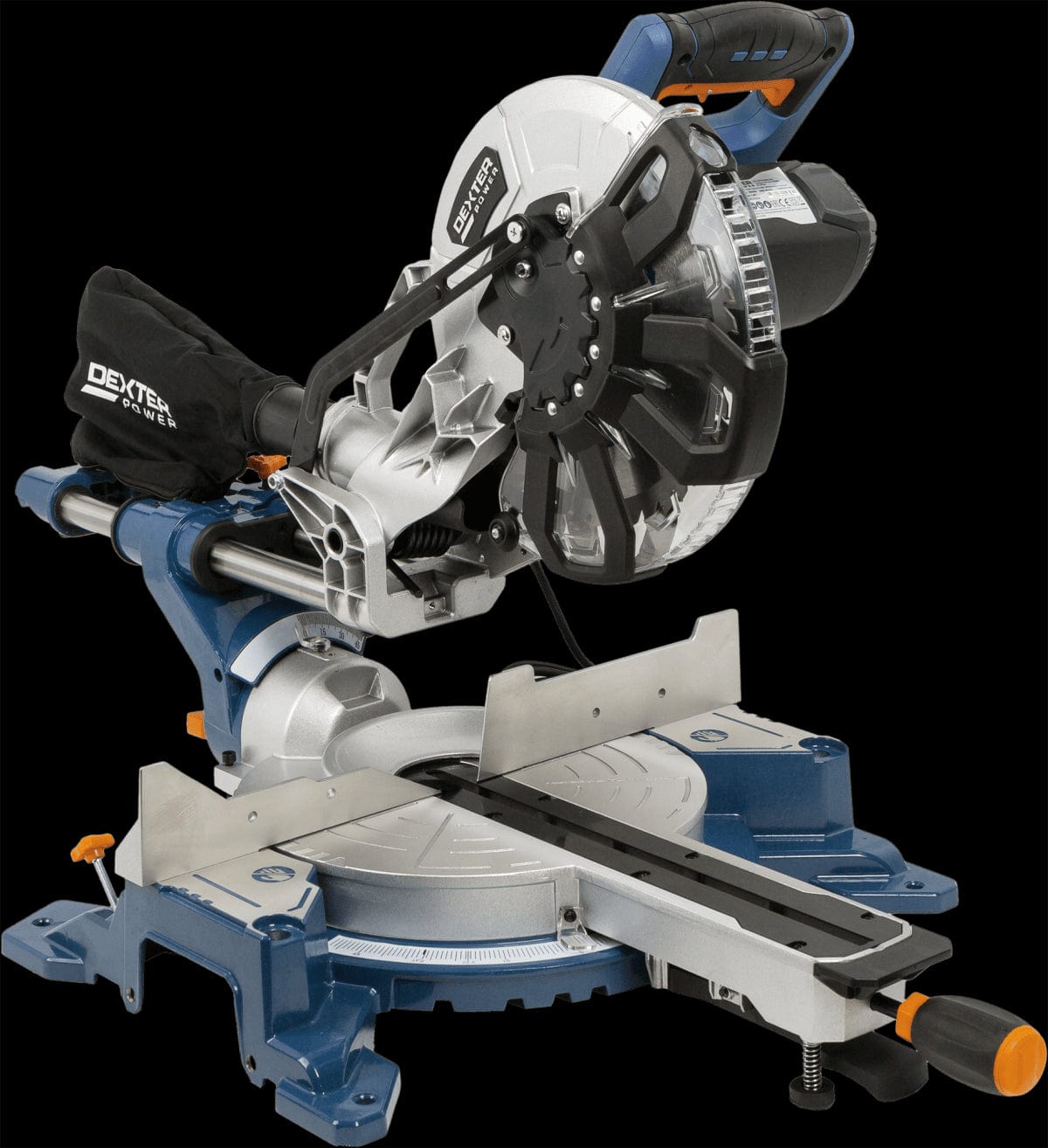 Bricocenter DEXTER MITRE SAW 2000W255 MM, ALUMINIUM BASE, WITHOUT LASER