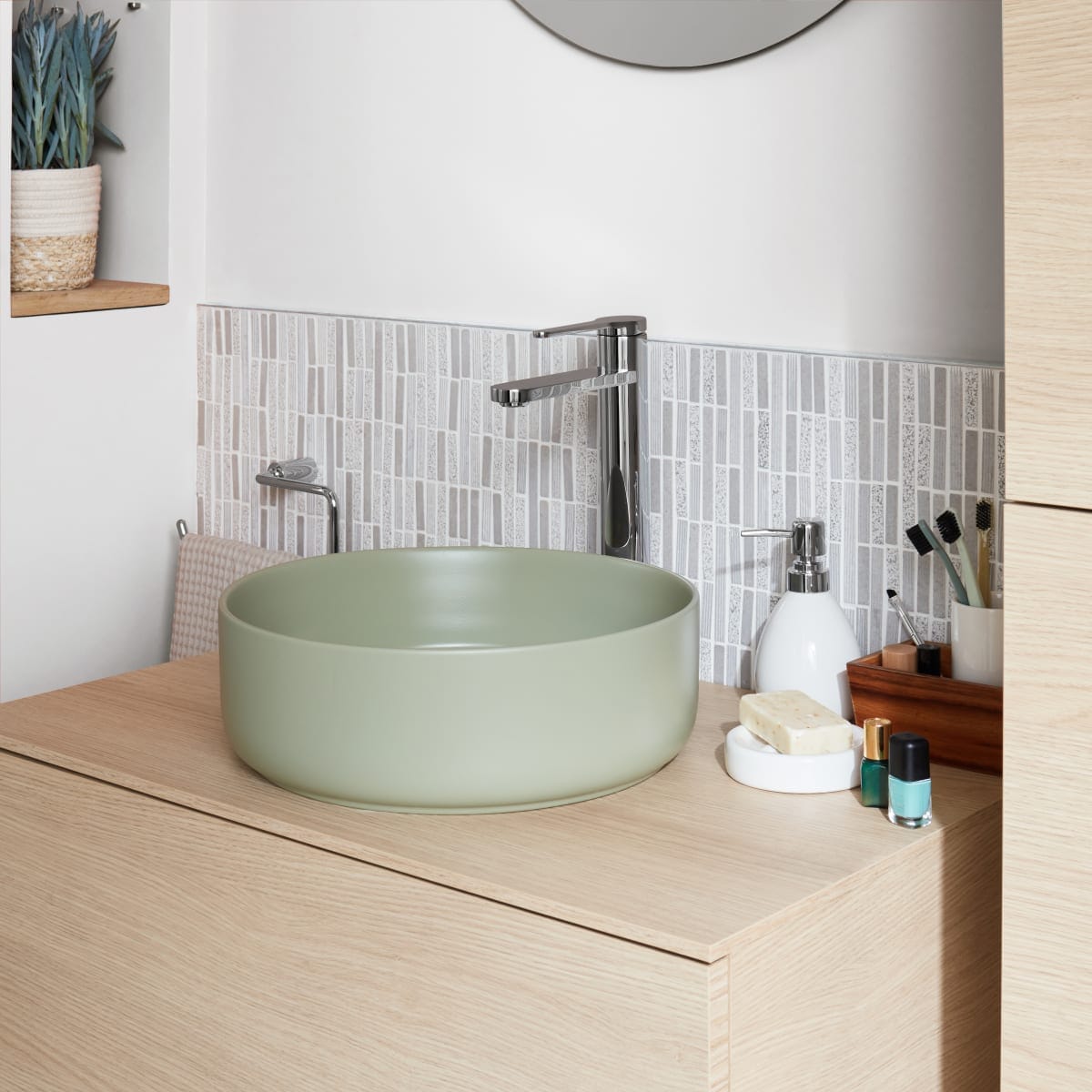 Bricocenter ESSENTIAL HIGH BASIN MIXER CHROME