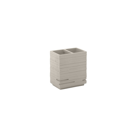 Bricocenter TOOTHBRUSH HOLDER G-QUADROTTO LIGHT TAUPE