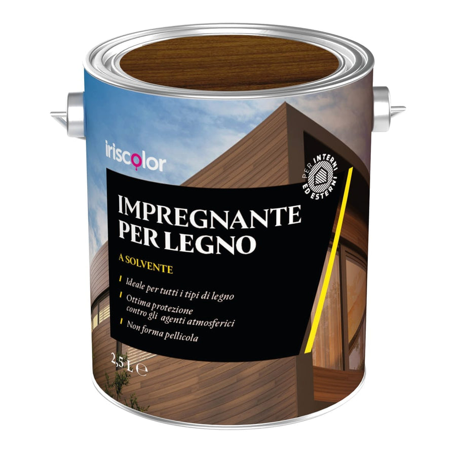 Bricocenter IMPREGNATING SOLVENT INTERIOR-EXTERIOR DARK WALNUT LT.2,5